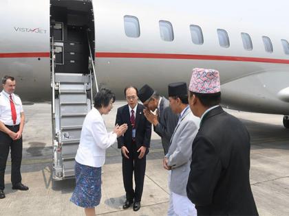 Japanese Foreign Minister Kamikawa Yoko arrives in Nepal for official visit | Japanese Foreign Minister Kamikawa Yoko arrives in Nepal for official visit Japanese Foreign Minister Kamikawa Yoko arrives in Nepal for official visit | Japanese Foreign Minister Kamikawa Yoko arrives in Nepal for official visit