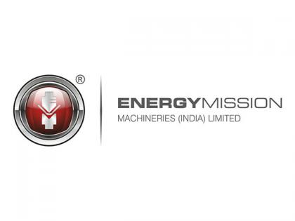 Energy Mission Machineries plans to raise up to Rs. 41.15 crore from public issue; IPO opens May 9 | Energy Mission Machineries plans to raise up to Rs. 41.15 crore from public issue; IPO opens May 9 Energy Mission Machineries plans to raise up to Rs. 41.15 crore from public issue; IPO opens May 9 | Energy Mission Machineries plans to raise up to Rs. 41.15 crore from public issue; IPO opens May 9