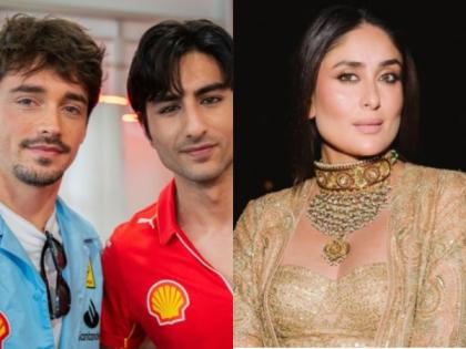 Kareena Kapoor reacts in her iconic Poo style to Ibrahim Ali Khan's pic with F1 racer Charles Leclerc | Kareena Kapoor reacts in her iconic Poo style to Ibrahim Ali Khan's pic with F1 racer Charles Leclerc Kareena Kapoor reacts in her iconic Poo style to Ibrahim Ali Khan's pic with F1 racer Charles Leclerc | Kareena Kapoor reacts in her iconic Poo style to Ibrahim Ali Khan's pic with F1 racer Charles Leclerc