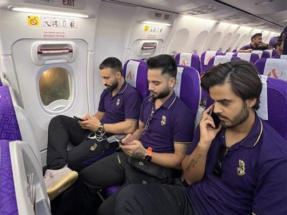 KKR's charter flight diverted to Guwahati due to bad weather in Kolkata | KKR's charter flight diverted to Guwahati due to bad weather in Kolkata