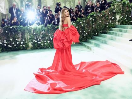 MET Gala 2024: Shakira Makes Her Debut in Voluminous Red Gown (See Pics) | MET Gala 2024: Shakira Makes Her Debut in Voluminous Red Gown (See Pics)