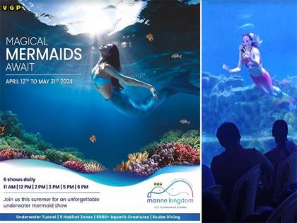 VGP Marine Kingdom Brings First-Ever Mermaid Show to Chennai | VGP Marine Kingdom Brings First-Ever Mermaid Show to Chennai VGP Marine Kingdom Brings First-Ever Mermaid Show to Chennai | VGP Marine Kingdom Brings First-Ever Mermaid Show to Chennai