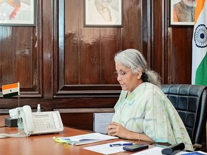 FM Sitharaman holds telephonic conversation with US Treasury Secretary | FM Sitharaman holds telephonic conversation with US Treasury Secretary FM Sitharaman holds telephonic conversation with US Treasury Secretary | FM Sitharaman holds telephonic conversation with US Treasury Secretary