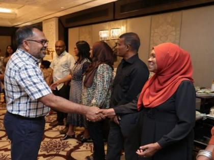 Foreign Minister Moosa Zameer interacts with Maldivian community residing in Delhi | Foreign Minister Moosa Zameer interacts with Maldivian community residing in Delhi