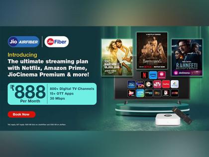 15 OTT apps including Netflix, JioCinema Premium and Amazon Prime at Rs 888 per month on Jio | 15 OTT apps including Netflix, JioCinema Premium and Amazon Prime at Rs 888 per month on Jio