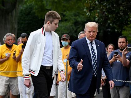 Donald Trump's youngest son pulls out of political debut citing 'prior commitments' | Donald Trump's youngest son pulls out of political debut citing 'prior commitments'