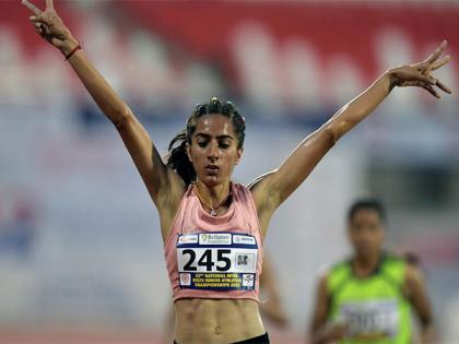 KM Deeksha breaks National Record in women's 1500m event at Sound Running Track Fest | KM Deeksha breaks National Record in women's 1500m event at Sound Running Track Fest