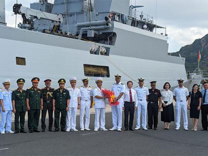 Navy ship INS Kiltan reaches Vietnam's Cam Ranh Bay, visit to strengthen ties between nations | Navy ship INS Kiltan reaches Vietnam's Cam Ranh Bay, visit to strengthen ties between nations