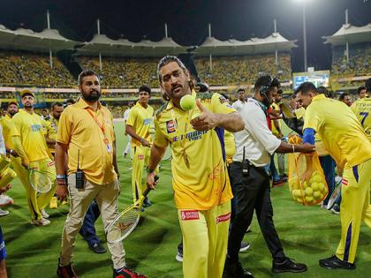 CSK end home league stage campaign with win over RR, take victory lap to thank "Superfans" | CSK end home league stage campaign with win over RR, take victory lap to thank "Superfans"