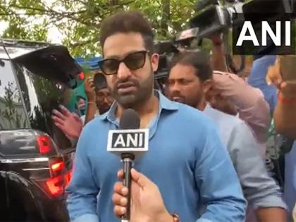 Lok Sabha Election 2024: NTR Jr After Casting Vote in Hyderabad, Says “Everybody Has to Use the Right of Their Vote” (Watch Video) | Lok Sabha Election 2024: NTR Jr After Casting Vote in Hyderabad, Says “Everybody Has to Use the Right of Their Vote” (Watch Video)