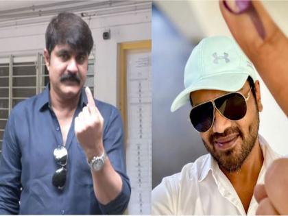 Lok Sabha Election 2024: Actors Srikanth, Manchu Manoj Cast Their Votes in Hyderabad (Watch Video) | Lok Sabha Election 2024: Actors Srikanth, Manchu Manoj Cast Their Votes in Hyderabad (Watch Video)