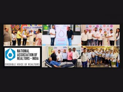 NAR India, in Collaboration with Leading Real Estate Associations, Facilitates Donation of 1000+ Units of Blood to Government and Hospitals | NAR India, in Collaboration with Leading Real Estate Associations, Facilitates Donation of 1000+ Units of Blood to Government and Hospitals