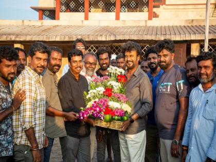 Rajinikanth wraps up shooting for his upcoming film 'Vettaiyan' | Rajinikanth wraps up shooting for his upcoming film 'Vettaiyan'