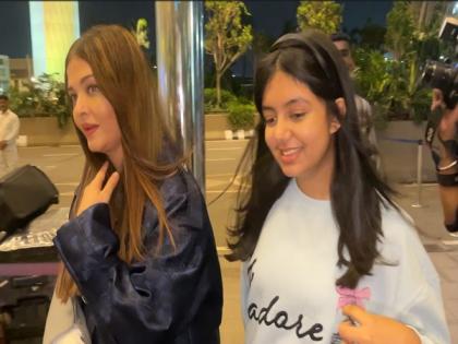 Cannes Film Festival 2024: Aishwarya’s Hand Catches Attention As She Boards Flight With Daughter | Cannes Film Festival 2024: Aishwarya’s Hand Catches Attention As She Boards Flight With Daughter