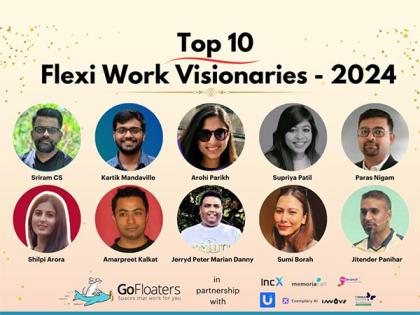 GoFloaters Announces Winners of the Flexi Work Visionaries Awards 2024 | GoFloaters Announces Winners of the Flexi Work Visionaries Awards 2024