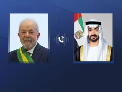 UAE President receives phone call from President of Brazil; orders urgent relief aid for flood victims | UAE President receives phone call from President of Brazil; orders urgent relief aid for flood victims