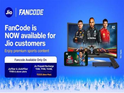 Jio introduces complimentary FanCode subscription with select JioAirFiber, JioFiber, Jio Mobility Prepaid plans | Jio introduces complimentary FanCode subscription with select JioAirFiber, JioFiber, Jio Mobility Prepaid plans Jio introduces complimentary FanCode subscription with select JioAirFiber, JioFiber, Jio Mobility Prepaid plans | Jio introduces complimentary FanCode subscription with select JioAirFiber, JioFiber, Jio Mobility Prepaid plans