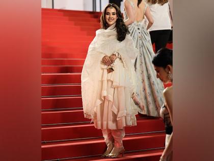 Cannes: Punjabi singer Sunanda Sharma walks red carpet, performs at Bharat Parv | Cannes: Punjabi singer Sunanda Sharma walks red carpet, performs at Bharat Parv