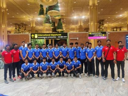 Indian junior hockey teams leave for Europe tour | Indian junior hockey teams leave for Europe tour Indian junior hockey teams leave for Europe tour | Indian junior hockey teams leave for Europe tour