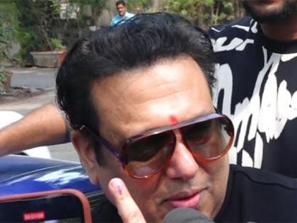 "Ghar se bahar aaye aur vote kare": Govinda's message to citizens after he exercised his right to vote | "Ghar se bahar aaye aur vote kare": Govinda's message to citizens after he exercised his right to vote