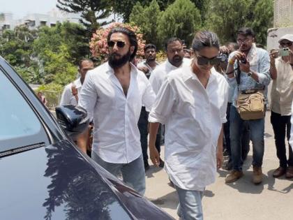 Parents-to-be Deepika Padukone, Ranveer Singh step out to cast their vote in Mumbai | Parents-to-be Deepika Padukone, Ranveer Singh step out to cast their vote in Mumbai