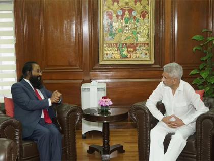 EAM Jaishankar meets Mauritius envoy to UN; discusses a range of global issues | EAM Jaishankar meets Mauritius envoy to UN; discusses a range of global issues EAM Jaishankar meets Mauritius envoy to UN; discusses a range of global issues | EAM Jaishankar meets Mauritius envoy to UN; discusses a range of global issues