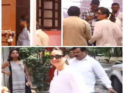 LS Polls: Saif, Kareena twin in white as they step out to cast vote | LS Polls: Saif, Kareena twin in white as they step out to cast vote LS Polls: Saif, Kareena twin in white as they step out to cast vote | LS Polls: Saif, Kareena twin in white as they step out to cast vote