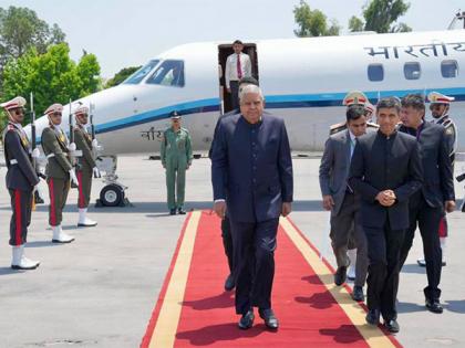 VP Dhankar reaches Tehran to pay condolences on demise of Iran Prez Raisi, FM Amir-Abdollahian | VP Dhankar reaches Tehran to pay condolences on demise of Iran Prez Raisi, FM Amir-Abdollahian