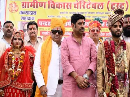 Hukum Uday Pratap Singh Graces Mass Marriage Event in Jaipur | Hukum Uday Pratap Singh Graces Mass Marriage Event in Jaipur Hukum Uday Pratap Singh Graces Mass Marriage Event in Jaipur | Hukum Uday Pratap Singh Graces Mass Marriage Event in Jaipur