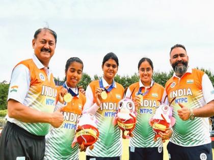 Archery World Cup stage two: Indian women's compound team secures gold | Archery World Cup stage two: Indian women's compound team secures gold