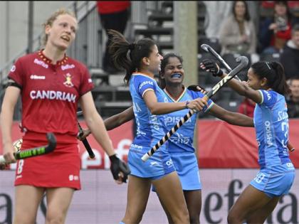 FIH Pro League: Indian women's hockey team loses 1-2 to Belgium | FIH Pro League: Indian women's hockey team loses 1-2 to Belgium