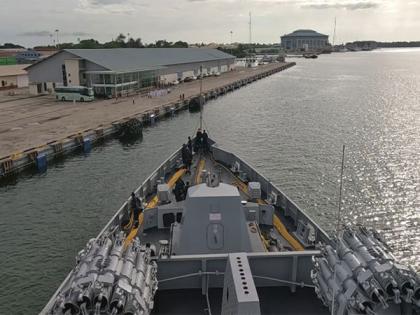 As part of South China Sea deployment, INS Kiltan arrives in Brunei | As part of South China Sea deployment, INS Kiltan arrives in Brunei