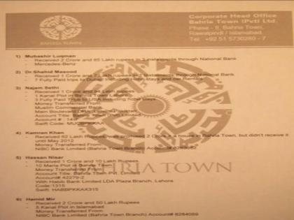 Pakistani media in spotlight: List exposes alleged Bahria Town payments to journalists | Pakistani media in spotlight: List exposes alleged Bahria Town payments to journalists Pakistani media in spotlight: List exposes alleged Bahria Town payments to journalists | Pakistani media in spotlight: List exposes alleged Bahria Town payments to journalists