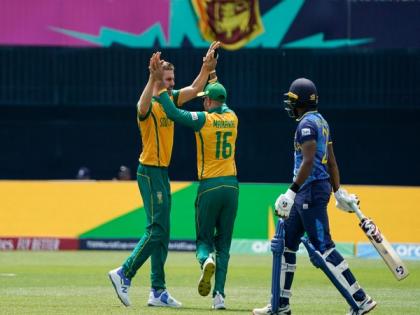 T20 WC: Anrich Nortje registers' best figures by South African bowler in tournament history | T20 WC: Anrich Nortje registers' best figures by South African bowler in tournament history
