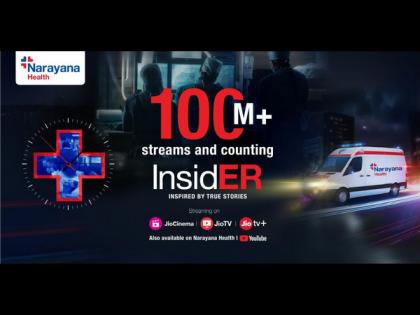 Narayana Health's Ground breaking Docu-Series "InsidER" Surpasses 100 Million Streams | Narayana Health's Ground breaking Docu-Series "InsidER" Surpasses 100 Million Streams Narayana Health's Ground breaking Docu-Series "InsidER" Surpasses 100 Million Streams | Narayana Health's Ground breaking Docu-Series "InsidER" Surpasses 100 Million Streams