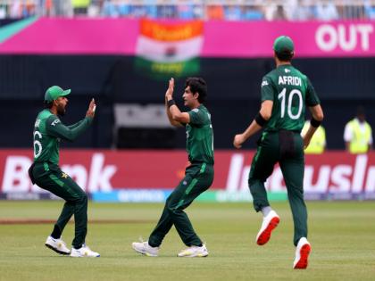 T20 WC: Pakistan restrict India to 119; Naseem, Haris take three wickets each | T20 WC: Pakistan restrict India to 119; Naseem, Haris take three wickets each