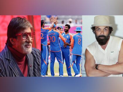Amitabh Bachchan to Bobby Deol, celebs congratulate Team India for win against Pakistan in T20 WC | Amitabh Bachchan to Bobby Deol, celebs congratulate Team India for win against Pakistan in T20 WC Amitabh Bachchan to Bobby Deol, celebs congratulate Team India for win against Pakistan in T20 WC | Amitabh Bachchan to Bobby Deol, celebs congratulate Team India for win against Pakistan in T20 WC