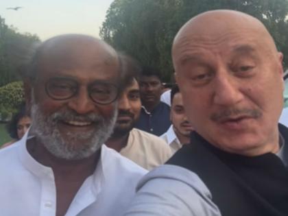 “God’s Gift to Mankind”: Anupam Kher Shares Hilarious Video With Rajinikanth (Watch Video) | “God’s Gift to Mankind”: Anupam Kher Shares Hilarious Video With Rajinikanth (Watch Video)