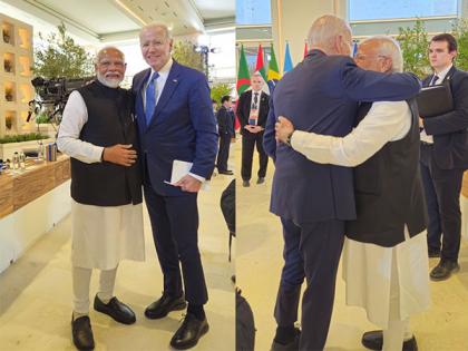 "It's always a pleasure ...": PM Modi after meeting US Prez Biden on sidelines of G7 summit | "It's always a pleasure ...": PM Modi after meeting US Prez Biden on sidelines of G7 summit "It's always a pleasure ...": PM Modi after meeting US Prez Biden on sidelines of G7 summit | "It's always a pleasure ...": PM Modi after meeting US Prez Biden on sidelines of G7 summit