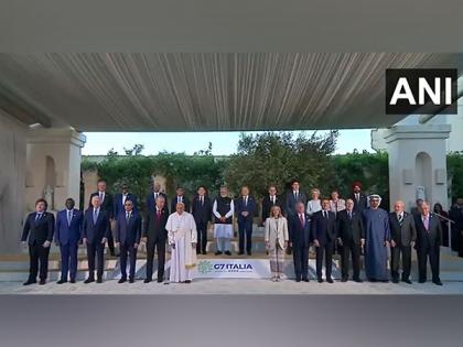 G7 Summit: Global leaders at 'Outreach Nation' session pose for 'family photo' | G7 Summit: Global leaders at 'Outreach Nation' session pose for 'family photo' G7 Summit: Global leaders at 'Outreach Nation' session pose for 'family photo' | G7 Summit: Global leaders at 'Outreach Nation' session pose for 'family photo'