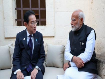 PM Modi, Japan's Kishida discuss Mumbai-Ahmedabad high speed rail project on sidelines of G7 Summit | PM Modi, Japan's Kishida discuss Mumbai-Ahmedabad high speed rail project on sidelines of G7 Summit PM Modi, Japan's Kishida discuss Mumbai-Ahmedabad high speed rail project on sidelines of G7 Summit | PM Modi, Japan's Kishida discuss Mumbai-Ahmedabad high speed rail project on sidelines of G7 Summit