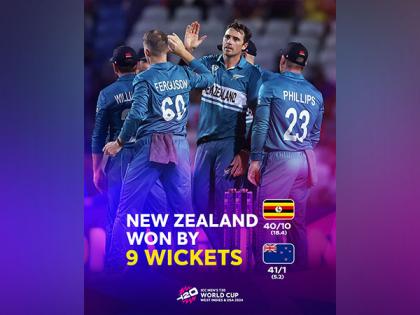 T20 WC: Clinical New Zealand knock off Uganda by 9 wickets for first win | T20 WC: Clinical New Zealand knock off Uganda by 9 wickets for first win