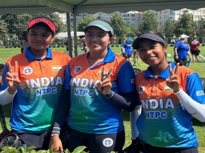 Archery World Cup Stage 3: India women's compound team advance to final after beating Turkey | Archery World Cup Stage 3: India women's compound team advance to final after beating Turkey Archery World Cup Stage 3: India women's compound team advance to final after beating Turkey | Archery World Cup Stage 3: India women's compound team advance to final after beating Turkey