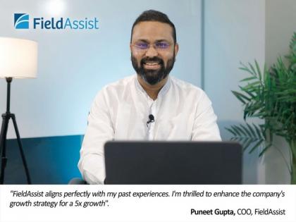 Puneet Gupta Joins FieldAssist as COO to Drive Strategic Growth Initiatives | Puneet Gupta Joins FieldAssist as COO to Drive Strategic Growth Initiatives Puneet Gupta Joins FieldAssist as COO to Drive Strategic Growth Initiatives | Puneet Gupta Joins FieldAssist as COO to Drive Strategic Growth Initiatives