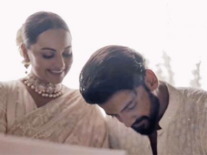 Sonakshi Sinha calls Zaheer Iqbal her 'Husband' with happy tears; first video gives glimpse of 'Shaadi Ka Ghar' | Sonakshi Sinha calls Zaheer Iqbal her 'Husband' with happy tears; first video gives glimpse of 'Shaadi Ka Ghar' Sonakshi Sinha calls Zaheer Iqbal her 'Husband' with happy tears; first video gives glimpse of 'Shaadi Ka Ghar' | Sonakshi Sinha calls Zaheer Iqbal her 'Husband' with happy tears; first video gives glimpse of 'Shaadi Ka Ghar'