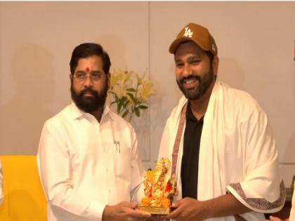 Maharashtra CM Eknath Shinde felicitates T20 World Cup champions Rohit Sharma, Suryakumar, Dube, Jaiswal | Maharashtra CM Eknath Shinde felicitates T20 World Cup champions Rohit Sharma, Suryakumar, Dube, Jaiswal