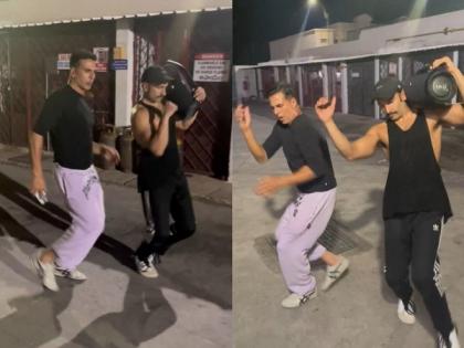 Akshay Kumar dances with 'powerhouse' Ranveer Singh on Karan Aujla's song, shares video on latter's birthday | Akshay Kumar dances with 'powerhouse' Ranveer Singh on Karan Aujla's song, shares video on latter's birthday Akshay Kumar dances with 'powerhouse' Ranveer Singh on Karan Aujla's song, shares video on latter's birthday | Akshay Kumar dances with 'powerhouse' Ranveer Singh on Karan Aujla's song, shares video on latter's birthday
