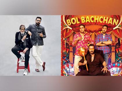'Bol Bachchan' clocks 12 years: Amitabh Bachchan praises son Abhishek for his performance, says "you are the best" | 'Bol Bachchan' clocks 12 years: Amitabh Bachchan praises son Abhishek for his performance, says "you are the best" 'Bol Bachchan' clocks 12 years: Amitabh Bachchan praises son Abhishek for his performance, says "you are the best" | 'Bol Bachchan' clocks 12 years: Amitabh Bachchan praises son Abhishek for his performance, says "you are the best"