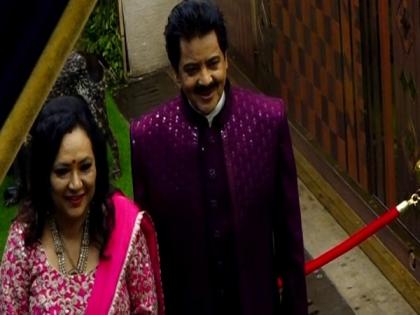 Udit Narayan arrives with wife at Anant-Radhika's haldi ceremony | Udit Narayan arrives with wife at Anant-Radhika's haldi ceremony Udit Narayan arrives with wife at Anant-Radhika's haldi ceremony | Udit Narayan arrives with wife at Anant-Radhika's haldi ceremony