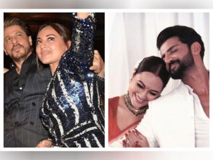 Sonakshi Sinha reveals SRK sent a voice note to her and Zaheer on their wedding day | Sonakshi Sinha reveals SRK sent a voice note to her and Zaheer on their wedding day Sonakshi Sinha reveals SRK sent a voice note to her and Zaheer on their wedding day | Sonakshi Sinha reveals SRK sent a voice note to her and Zaheer on their wedding day